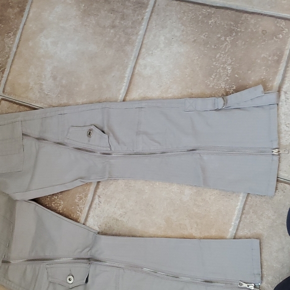 Parasuco demin cult - tan/cream with zippers - new condition - size 25 - Picture 7 of 8